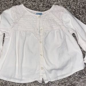 Girls Baby gap white shirt 18-24 months